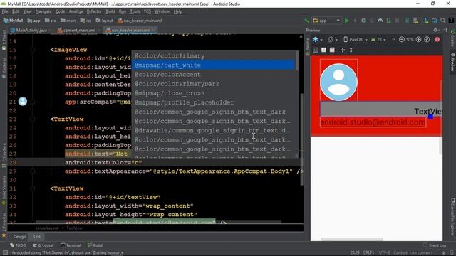 How to make an e-commerce android app?(Part-13)| Navigation drawer | Hindi Tutorial 2018 смотреть онлайн