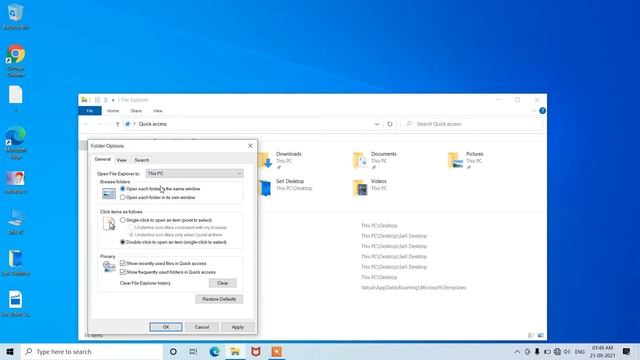 How to make File Explorer open This PC | Windows 10 смотреть онлайн