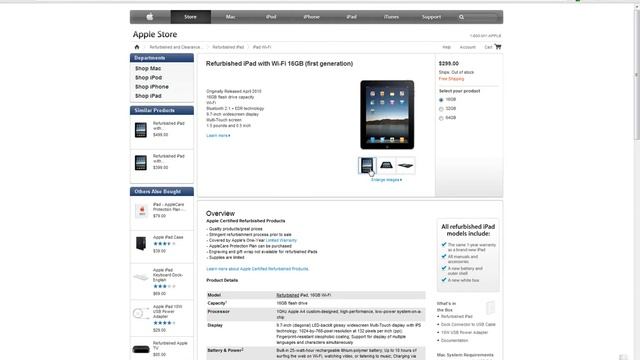 New iPad Refurbished Price $299 First Generation Wi-Fi! Apple Goes Wild! смотреть онлайн