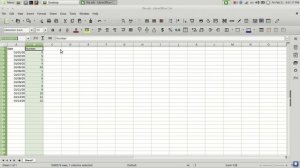 How to Auto Sum in Libre office Calc