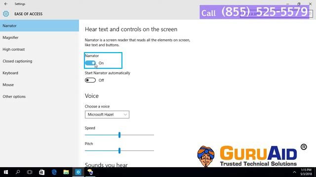 How to Change Pitch of Narrator Voice on Windows® 10 - GuruAid смотреть онлайн