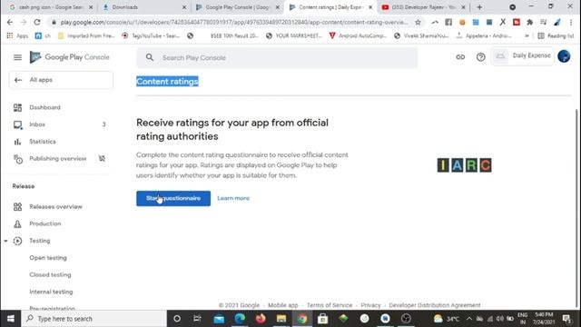 Publish android App on Google PlayStore | Generate Signed Apk/Bundle | Android -by Developer Rajeev смотреть онлайн
