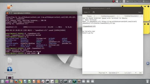 How to Check Internet Speed with Terminal In Ubuntu смотреть онлайн