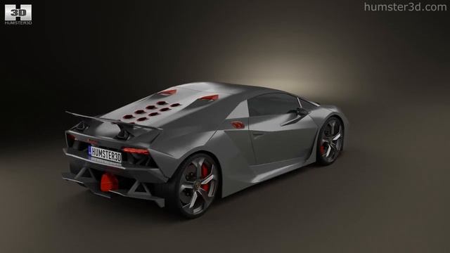 Lamborghini Sesto Elemento 2014 3D model by 3DModels.org смотреть онлайн