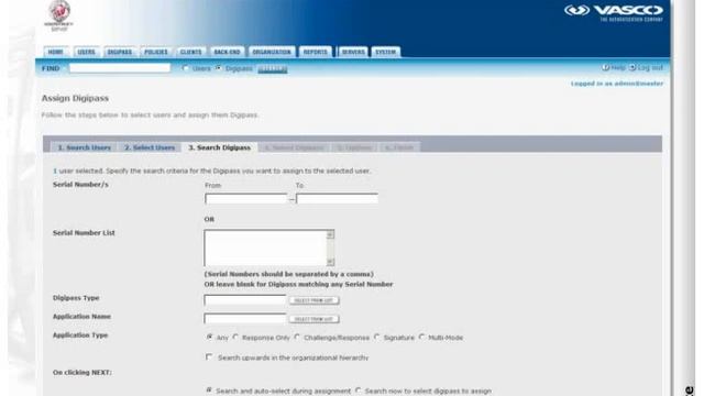 Vasco Identikey Server 3.3 - Assign a DIGIPASS to a User with ODBC Data Store смотреть онлайн