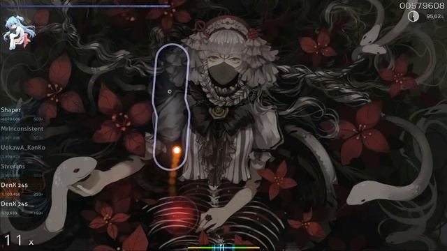 osu! gameplay. Venom with hidden and hardrock mod смотреть онлайн