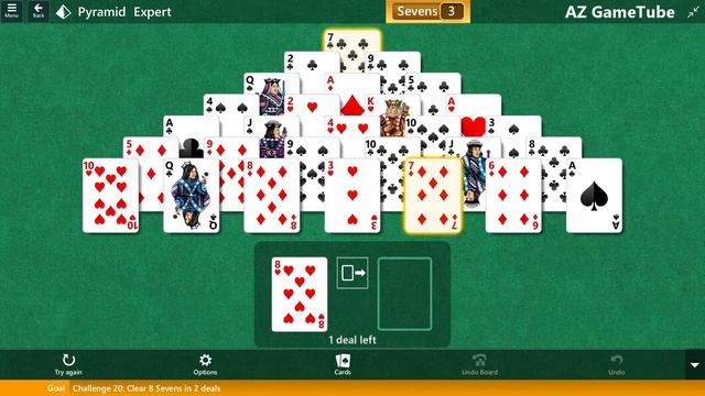 Microsoft Solitaire Collection; Pyramid Expert Gameplay #314; Amazing Windows Game 2020 Poker. смотреть онлайн