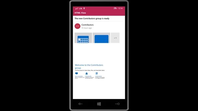 First Look: Outlook Groups on Windows Phone смотреть онлайн