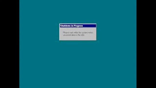 Windows NT 4.0/5.0 Shutdown Sound смотреть онлайн