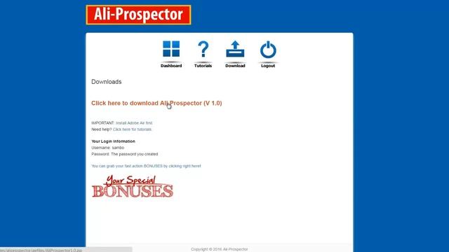 Ali Prospector Software Installation смотреть онлайн