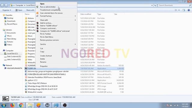 CARA INSTAL APLIKASI 7 ZIP смотреть онлайн