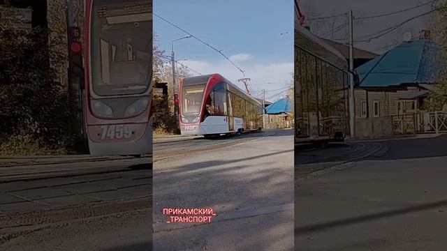 Он уехал прочь на ночной электричке... #пермь #пермскийтранспорт #пермькрасивая #music #трамвай