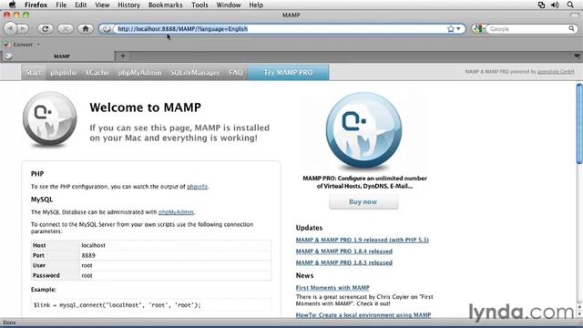 0106 Installing MAMP on Mac OS X смотреть онлайн