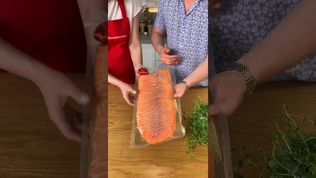 Семга слабосоленая филе нарезка смотреть онлайн