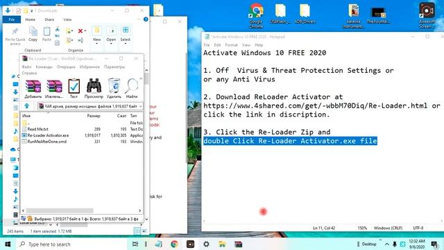 How Activate Windows 10 FREE 2020 Paano mag activate ng Windows 10 смотреть онлайн