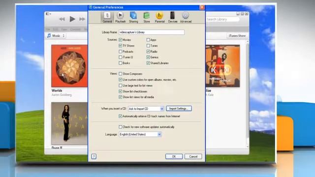 Set iTunes® to check for new Software Updates Automatically in Windows XP смотреть онлайн