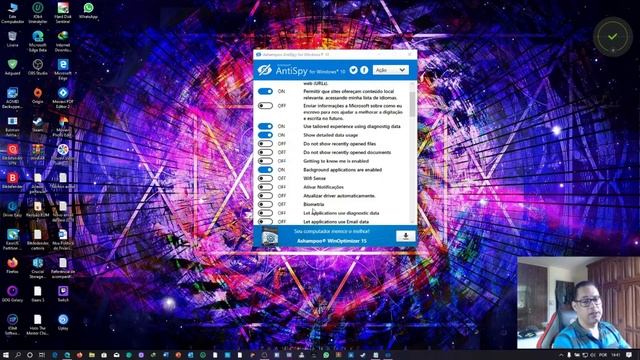 AntySpy Configure as permissões no Windows 10 смотреть онлайн
