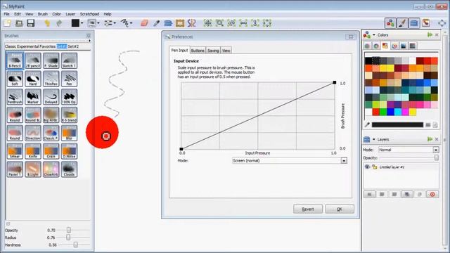 MyPaint 1.1.0 gtk2 Screen mode bug смотреть онлайн