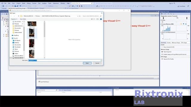 How to use opendialog picturebox Visual C++ easy Pt2 смотреть онлайн