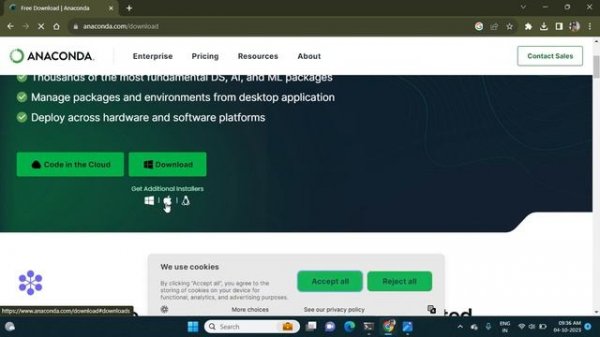 How to install Anaconda and Jupiter Notebook (python)