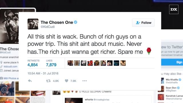 Kid Cudi Responds To Kanye West's Apple-TIDAL Tweets смотреть онлайн