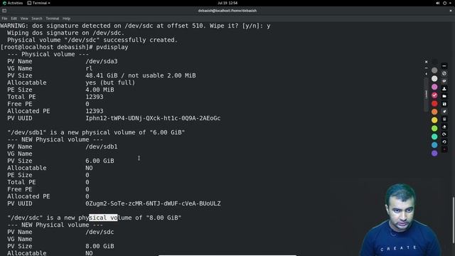#7 - Logical Volume Management (LVM) Commands on Redhat Enterprise Linux (RHEL) 8 : Hindi смотреть онлайн