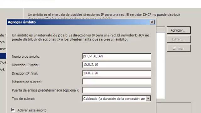 tutorial servidor DHCP en win server 2008 смотреть онлайн