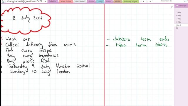 Bullet Journal on OneNote 2016 смотреть онлайн