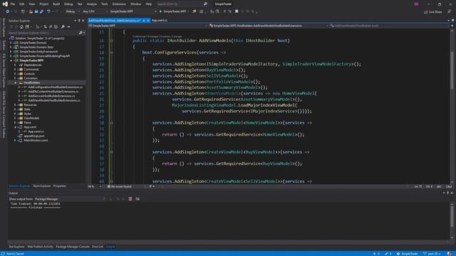 Clean Dependency Injection Setup w/ Extension Methods - FULL STACK WPF (.NET CORE) MVVM #28 смотреть онлайн