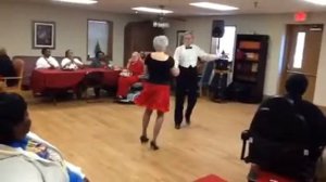 Cha cha dancing to Lady Gaga