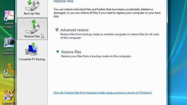 Windows 7 Tutorial Backup and Restore in Windows Vista Microsoft Training Lesson 2.7 смотреть онлайн