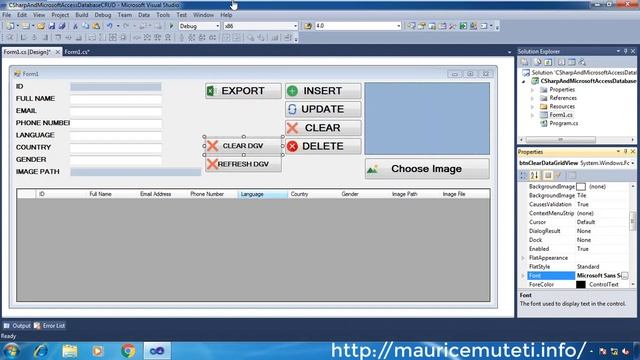 C# And Ms Access Database Tutorial #20 - How To Refresh Datagridview In C# Windows Application смотреть онлайн