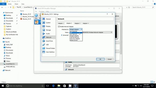 Ubuntu 16.10 VirtualBox Windows 10 смотреть онлайн
