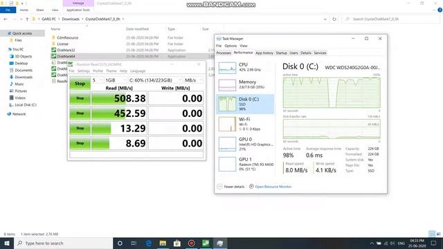 Crystaldiskmark of wd green ssd 240gb in windows 10 смотреть онлайн