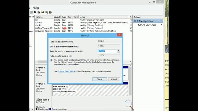 How to Partition/Resize a Hard Disk in Installed Windows смотреть онлайн