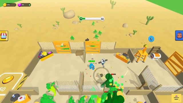 ZOMBIE DEFENSE - JOGA VEIO GAMES - Part 2 (iOS Android) смотреть онлайн