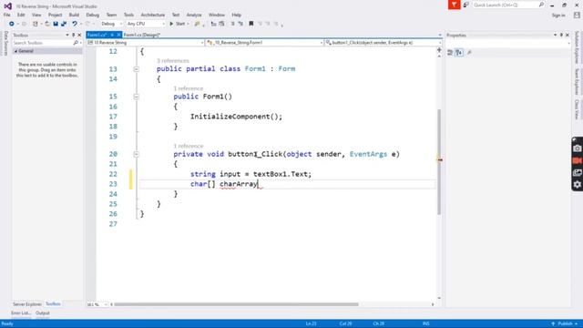 How to reverse numbers in C# | C# Windows Forms смотреть онлайн