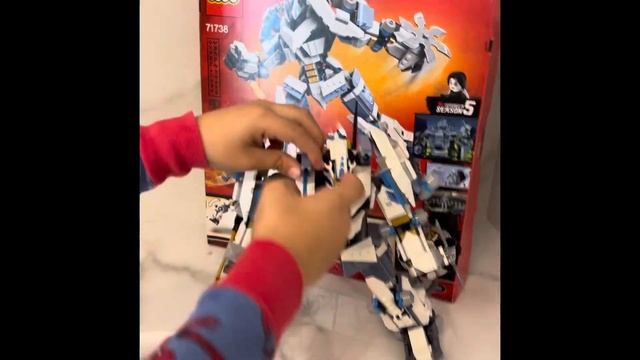 Lego ninjago Zane’s Titan Mech Battle 71738 смотреть онлайн