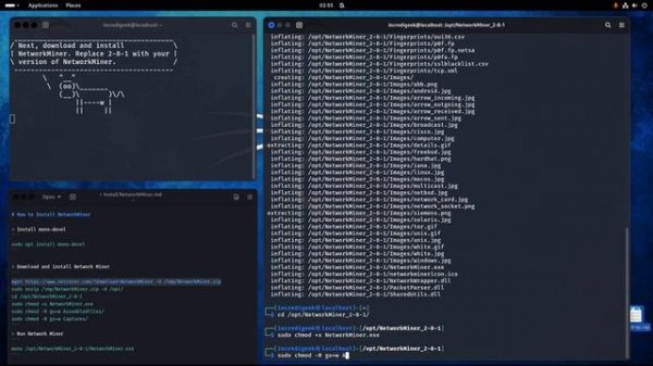 Install NetworkMiner on Kali Linux
