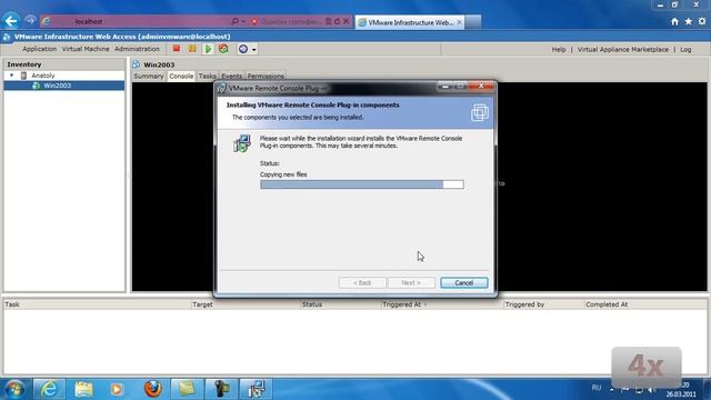 Установка vmware server 2.0. + windows server 2003 смотреть онлайн