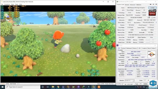 Yuzu 982 Animal Crossing New Horizon Athlon 200GE 16GB Radeon Vega 3 смотреть онлайн