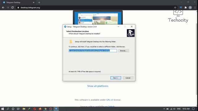 HOW TO DOWNLOAD TELEGRAM FOR PC #Techocity #Telegram смотреть онлайн