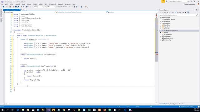 How to build a simple web api using Microsoft Visual Studio смотреть онлайн