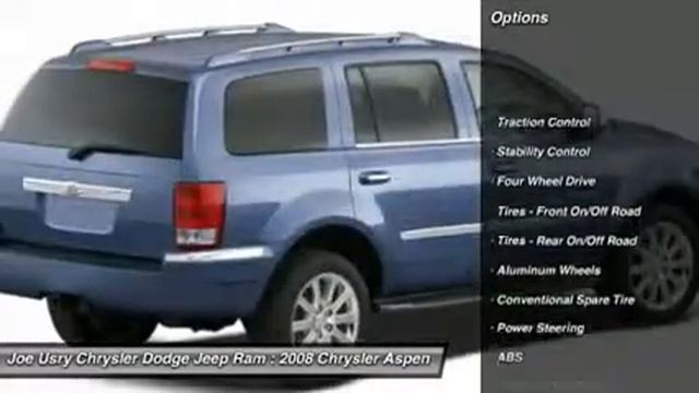 2008 CHRYSLER ASPEN Jackson, MS PF143348 смотреть онлайн