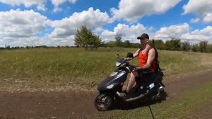 Дешевый китайский скутер с Авито после японских  1P39QMB GX CITY  GX 50QT-17 City Ветер 50