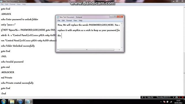 Tutorial to a Password Protected folder on Windows 7.avi смотреть онлайн