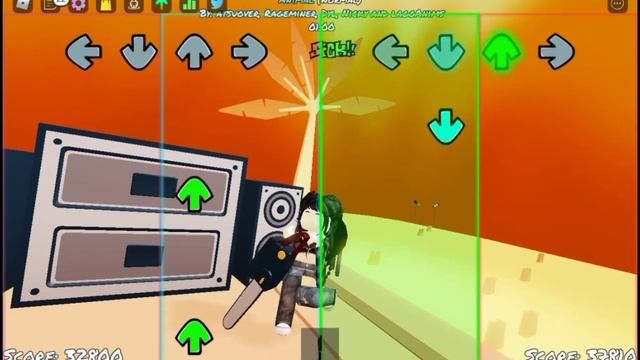 Playing Funky Friday in Roblox! (lazy video) смотреть онлайн