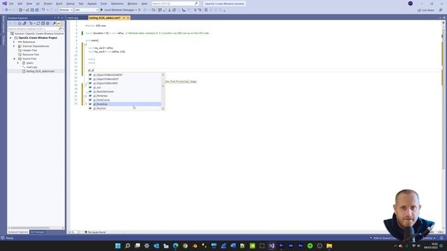 OpenGL Tutorial 1 (QS) – Installing Visual Studio – Hello GLFW Window смотреть онлайн