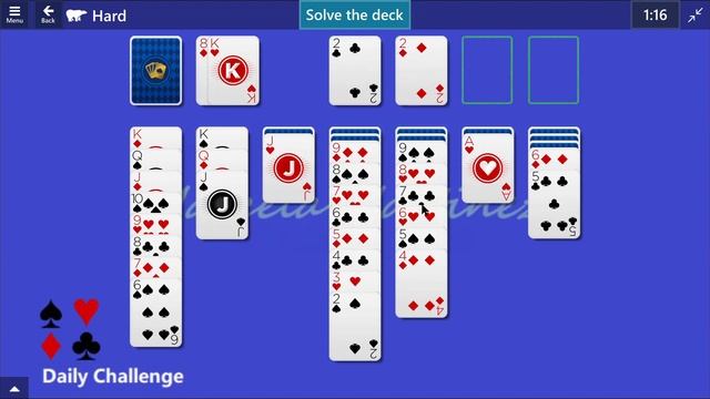 Microsoft Solitaire Collection | Klondike Hard | April 4, 2024 | Daily Challenges смотреть онлайн