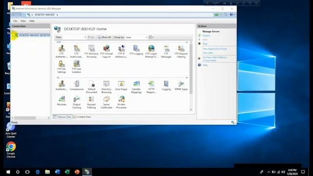 How to Make Windows FTP server using Windows 10? смотреть онлайн